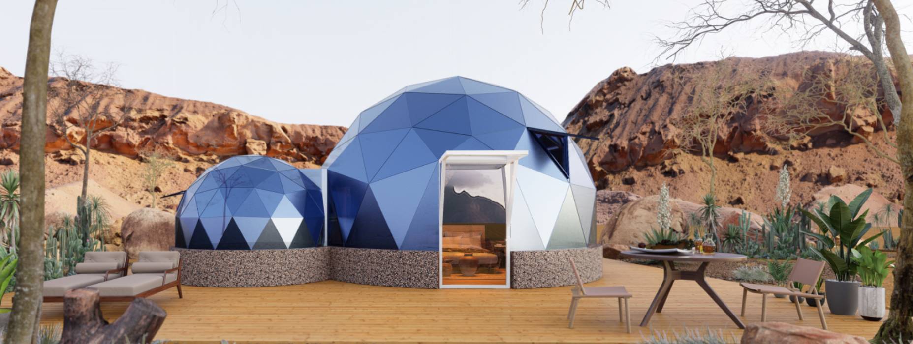 兖州市球形智能光伏玻璃星空房